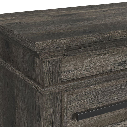 Park Ridge - 3-Drawer Nightstand - Charcoal