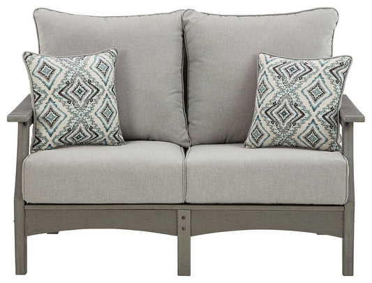 Visola - Loveseat w/Cushion - Gray