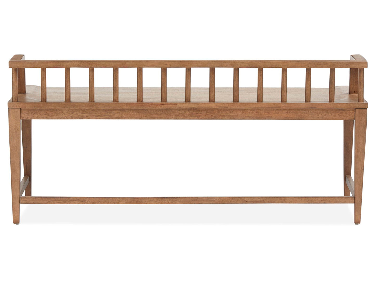 Lindon - Arm Bench With Low Back - Light Brown