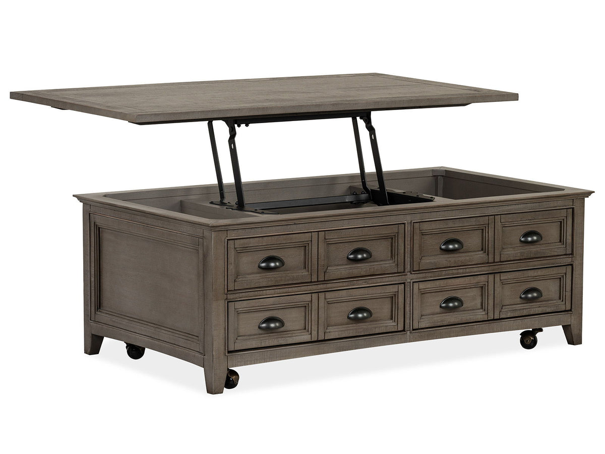 Paxton Place - Lift Top Storage Caster Cocktail Table Set