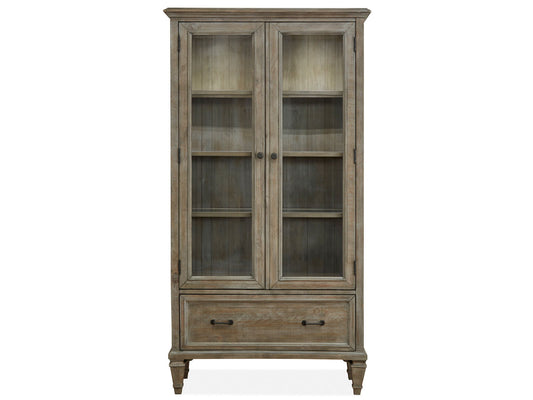 Lancaster - Door Bookcase - Dove Tail Gray