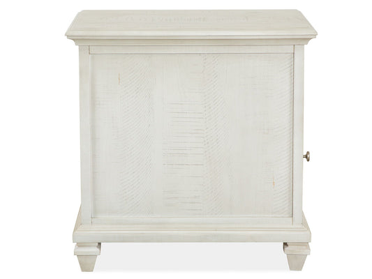 Newport - Chairside End Table - Alabaster