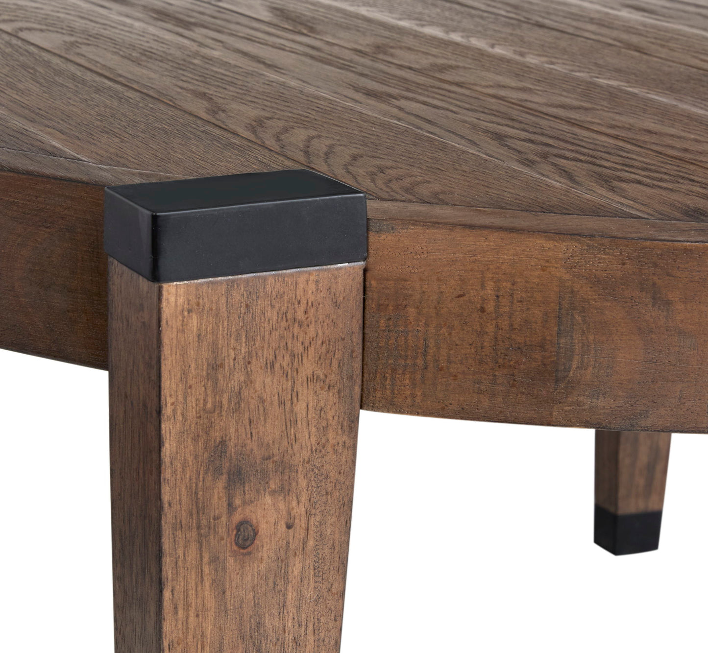 Kaysen - Round Cocktail Table - Dark Brown