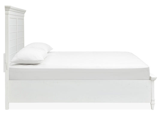 Charleston - California King Panel Bed - White Dove