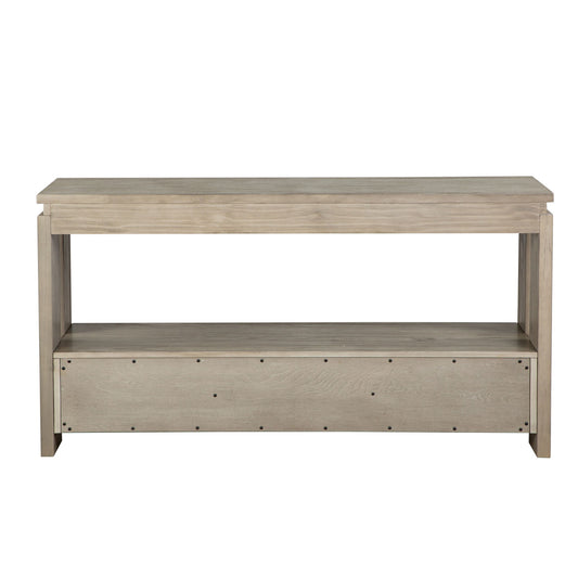 Conrad - Rectangular Sofa Table - Stone Harbor Grey