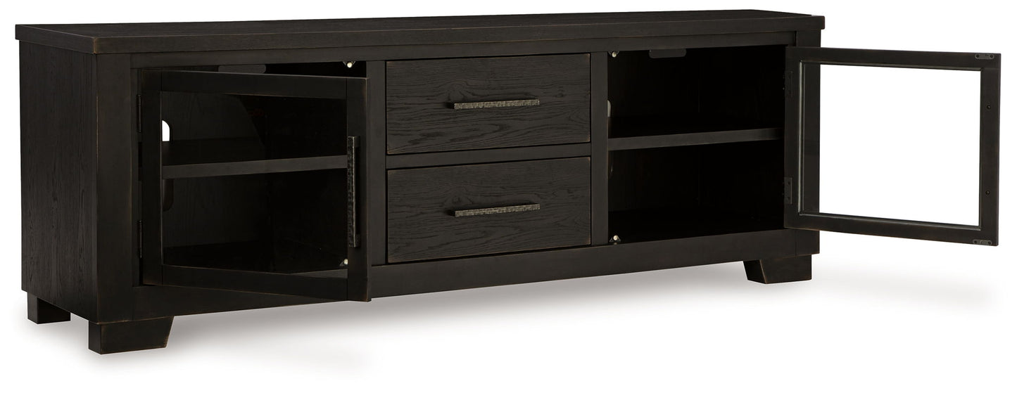 Galliden - Extra Large TV Stand - Black
