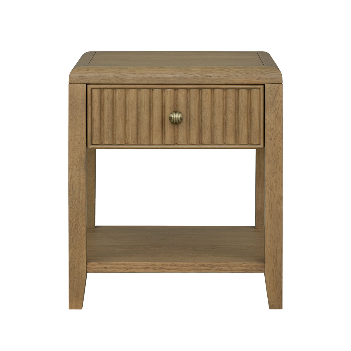 Reed - Chairside Table - Driftwood Oak
