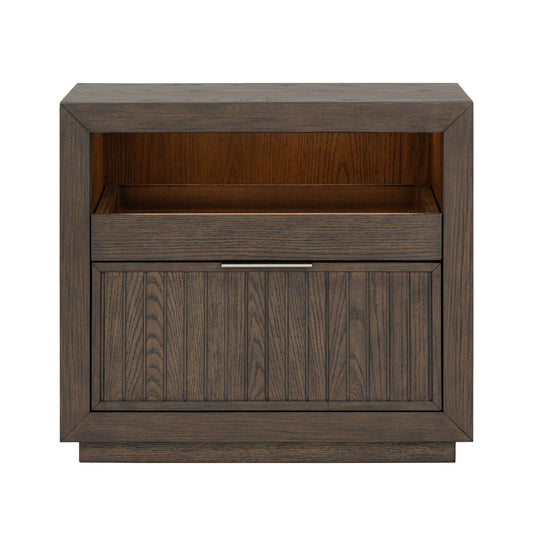 Athens - Open Nightstand - Dark Brown