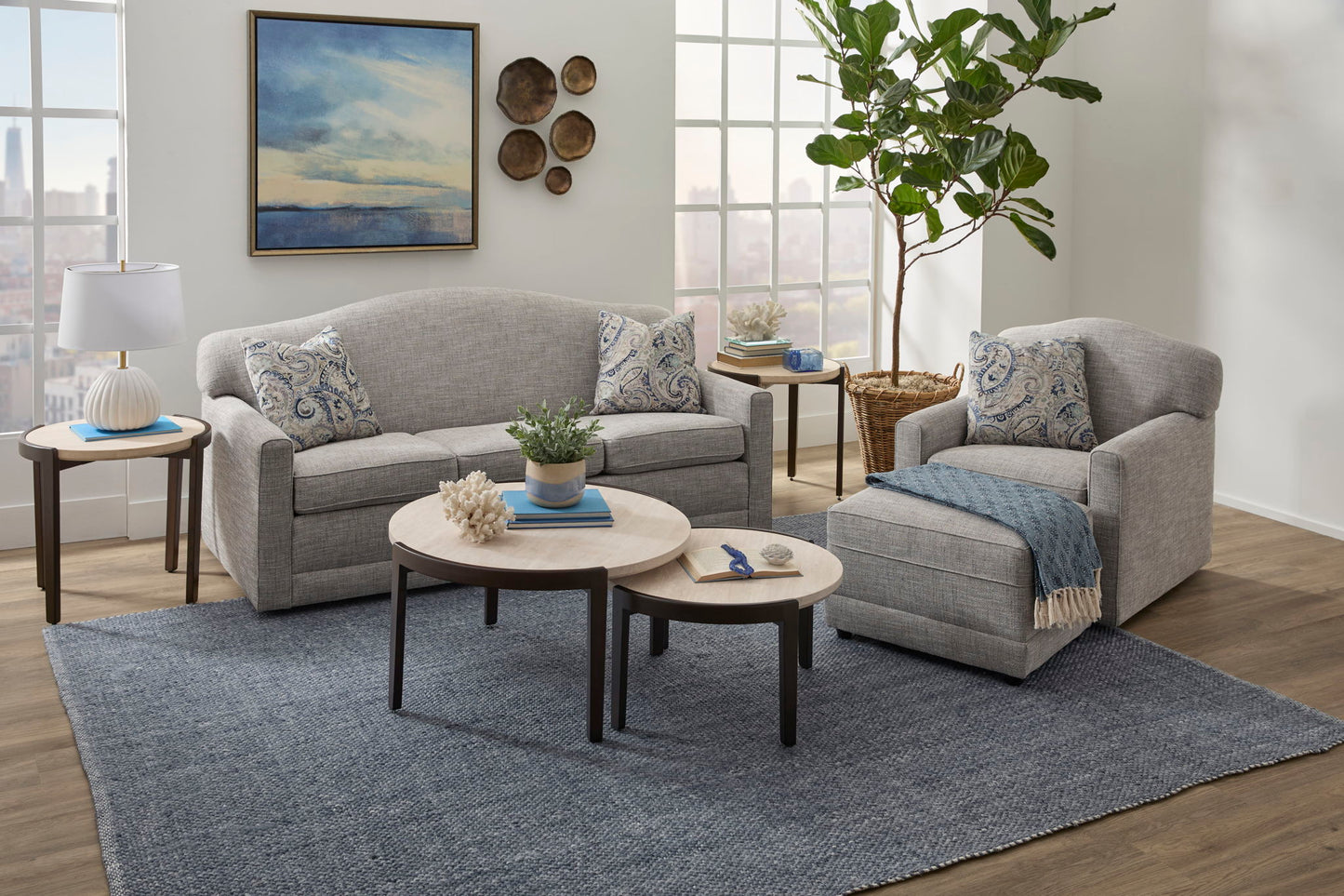 Aggie - Fabric Sofa