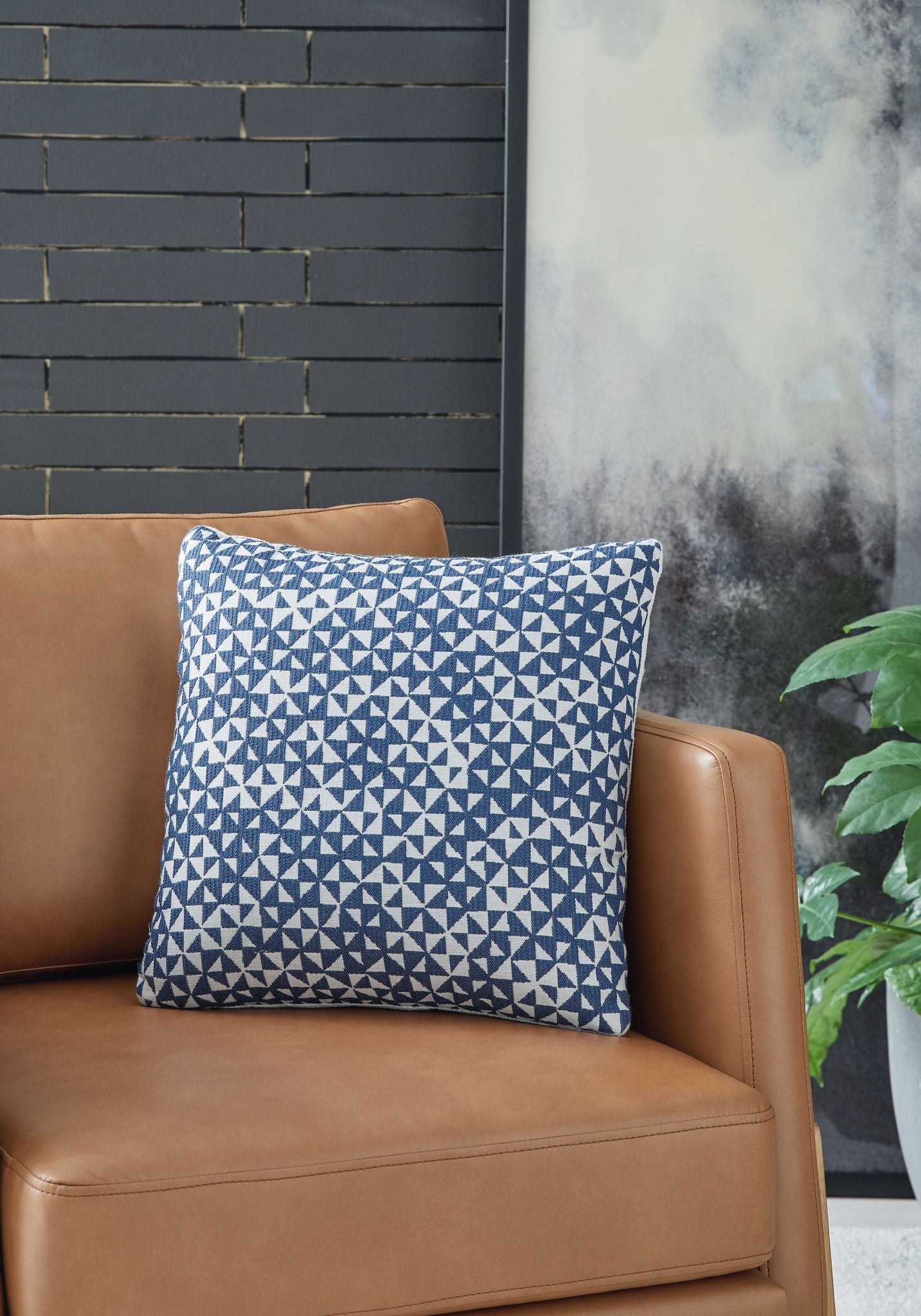 Jaycott Next-Gen Nuvella - Pillow (Set of 4) - Blue / White