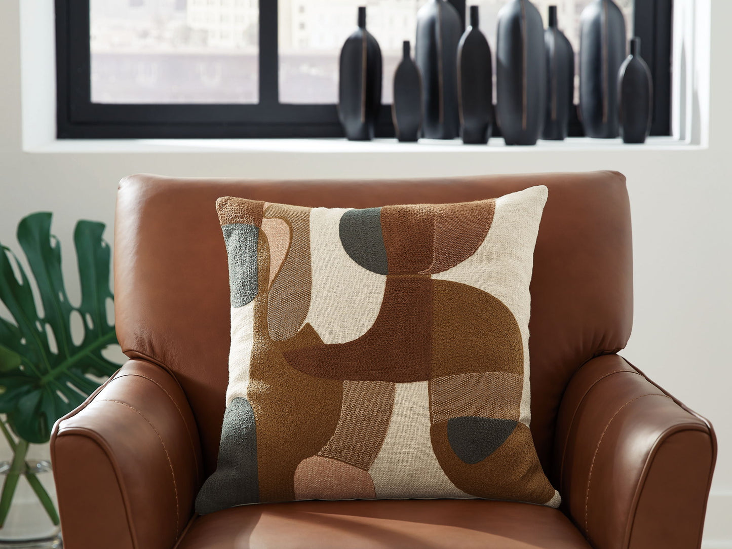 Hallam - Pillow (Set of 4) - Sienna / Gold / Charcoal