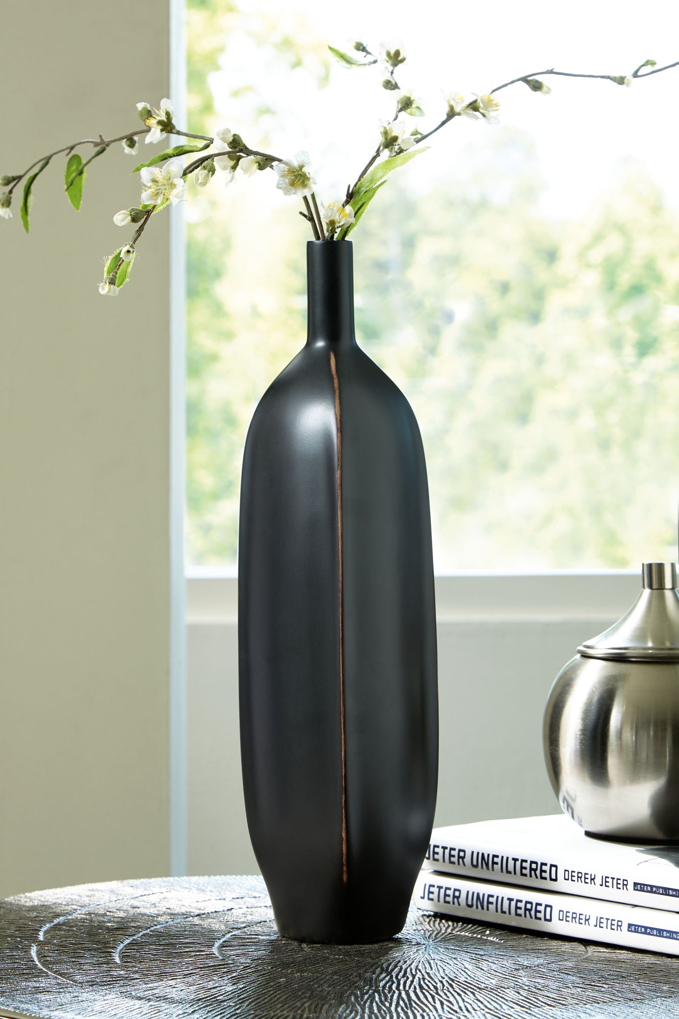 Rhaveney - Vase (Set of 3) - Large - Black