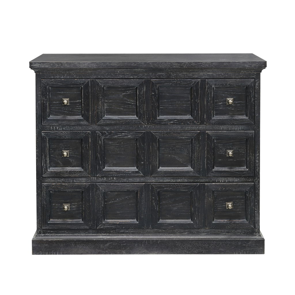 Pulaski Accents - Rustic 3 Drawer Accent Chest - Black