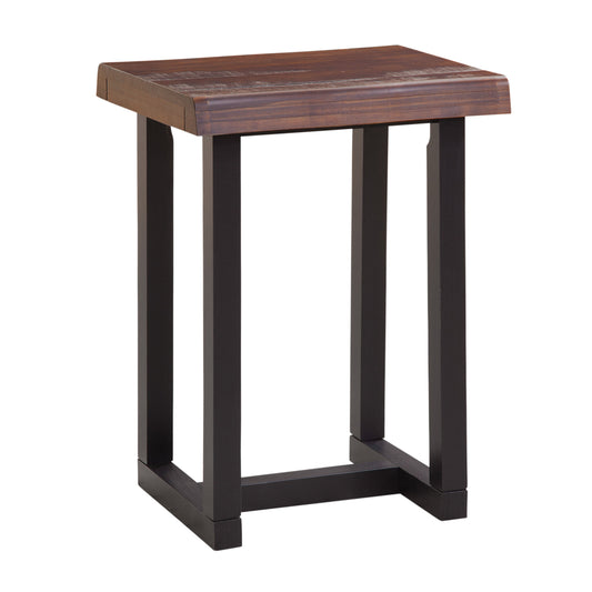 Jennings - Live Edge Stool (Set of 2) - Brown