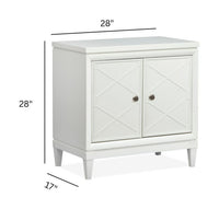 Springhouse - Door Nightstand - Whisper White