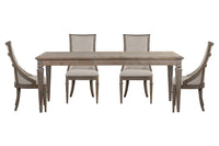 Lancaster - 5 Piece Extendable Rectangular Dining Table Set