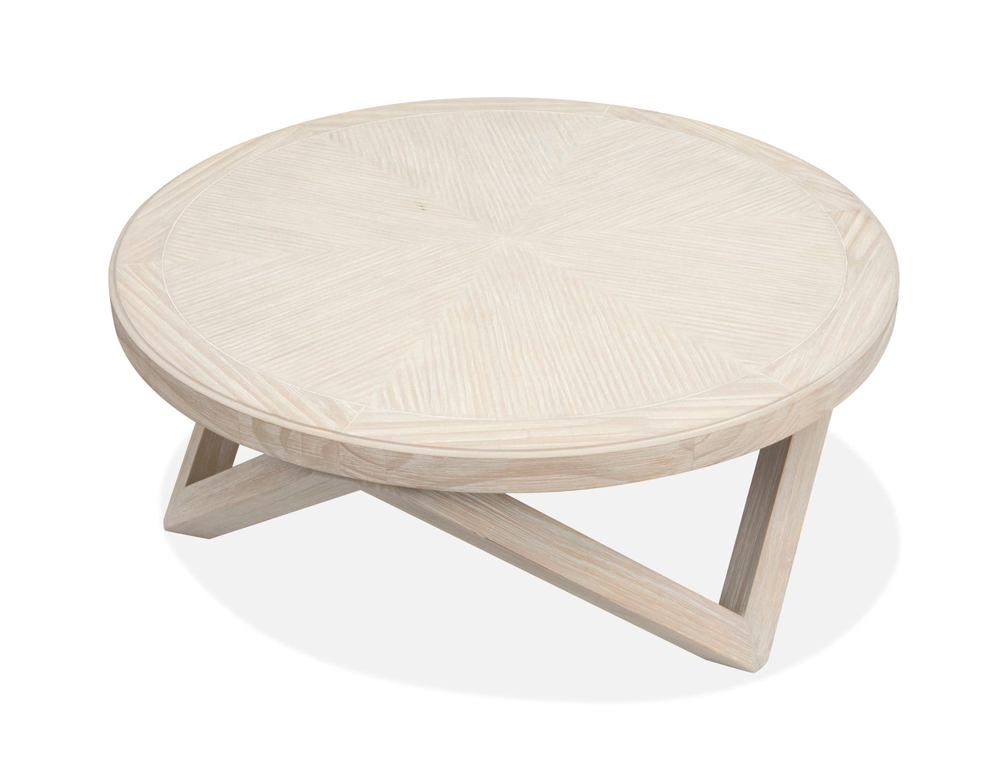 Bostwick - Round Cocktail Table - Coconut Cream