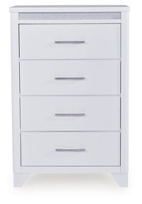 Jarlee - White - Four Drawer Chest