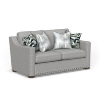 Milo - Fabric Loveseat With Nailhead Trim
