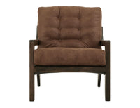 Black Balam - Upholstered Armchair - Woodsy Brown