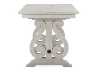 Bronwyn - Rectangular Counter Dining Table - Alabaster