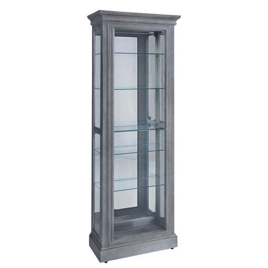 Pulaski Accents - Side Entry Curio Cabinet - Gray