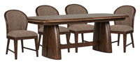 Belville - Extendable Trestle Dining Table Set
