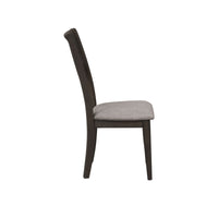 Double Bridge - Splat Back Side Chair - Dark Brown