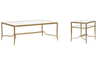 Lorena - Rectangular Cocktail Table Set