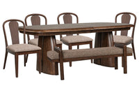 Belville - Extendable Trestle Dining Table Set
