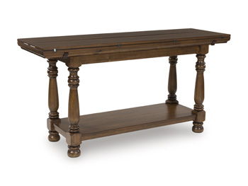 Sturlayne - Brown - Flip Top Sofa Table