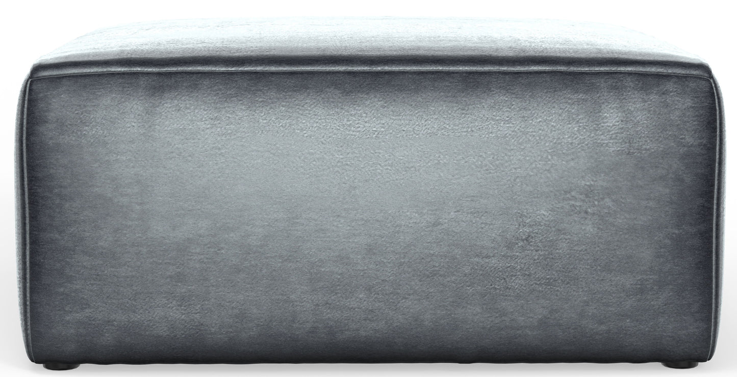 Remington - Cocktail Ottoman - Slate