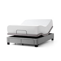 Duncan - California King Platform Bed Base - Stone