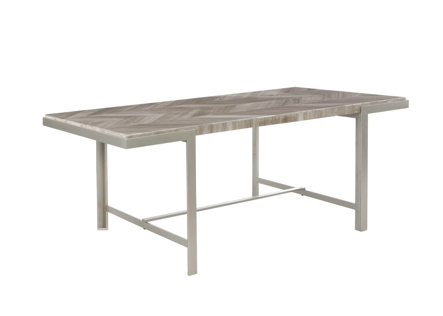 D00263 - Dining Table - Pearl Silver