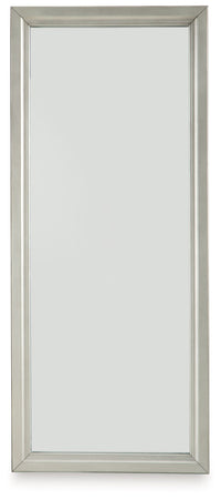 Evesen - Champagne - Floor Standing Mirror With Storage