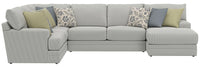 Stockbridge - Sectional With Comfort Coil Seating And 9 Accent Pillows Included