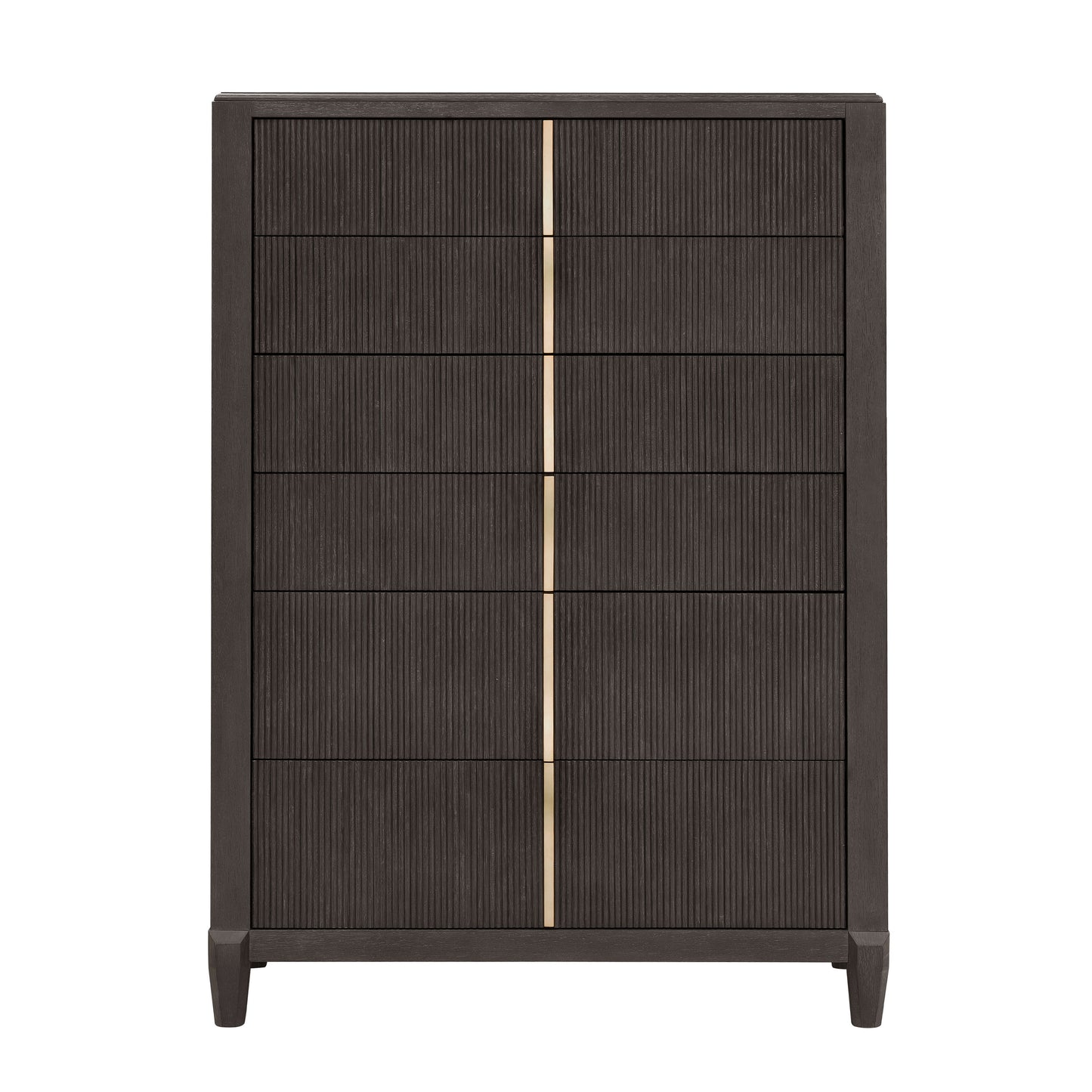 West End Loft - 6-Drawer Chest - Brown