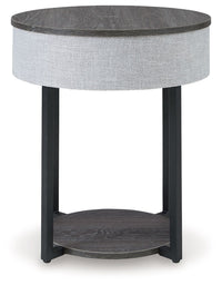 Sethlen - Gray / Black - Accent Table