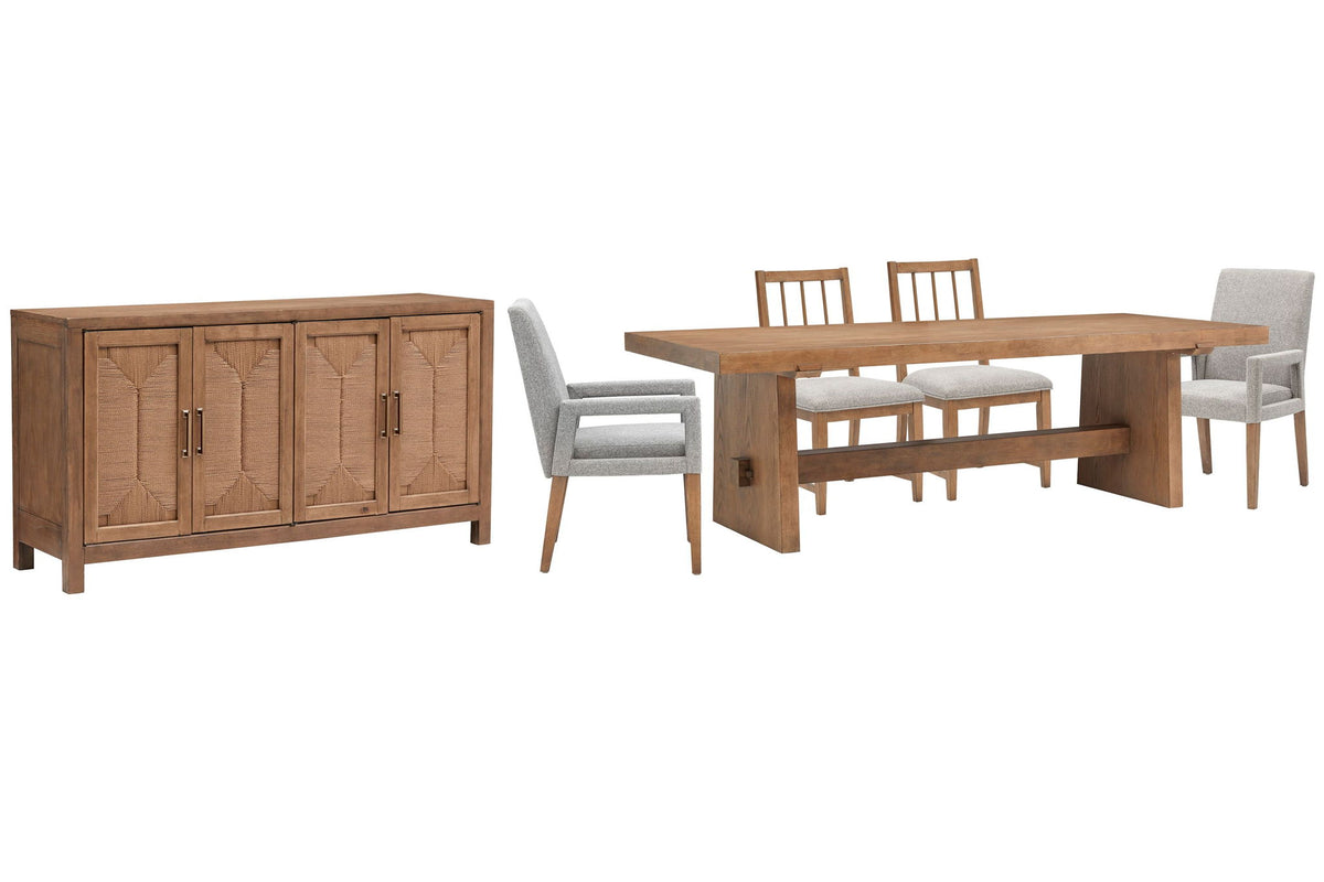Lindon - Trestle Dining Table Set