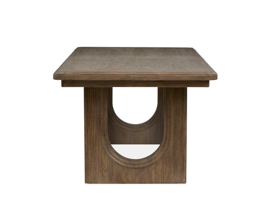 Westbourne - Extendable Trestle Dining Table - Dark Umber