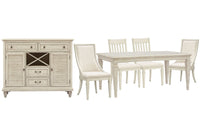 Newport - 6 Piece Extendable Rectangular Dining Table Set
