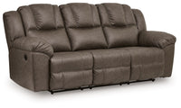 Lowilla - 2 Pc. - Reclining Sofa And Loveseat - Driftwood