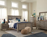 Lancaster - Landscape Mirror - Dovetail Gray