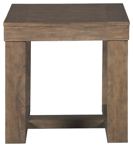 Cariton - Gray - Square End Table