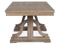 Paxton Place - Trestle Dining Table - Dovetail Gray