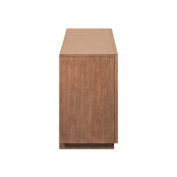 Fireplace TV Consoles - 214 84'' Console With Fire FTS Multiplees - Light Brown