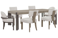 Anderson Park - Leg Dining Table Set With Klismos Chairs