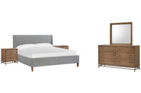 Lindon - Upholstered Island Bed Set