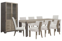 Anderson Park - Leg Dining Table Set With Klismos Chairs