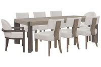 Anderson Park - Leg Dining Table Set With Klismos Chairs